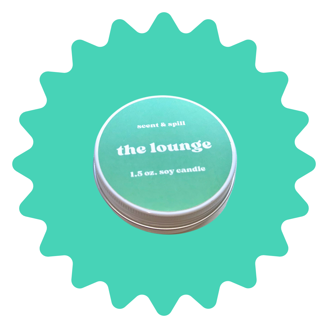 lounge - mini candle tin