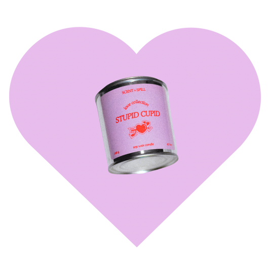 stupid cupid - paint can candle