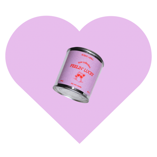 feelin’ lucky - paint can candle
