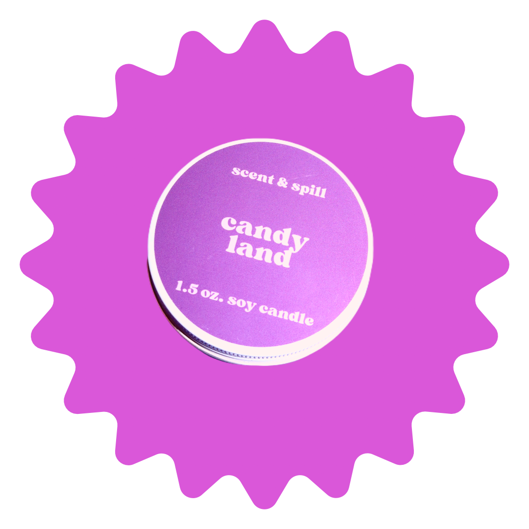 candy land - mini candle tin