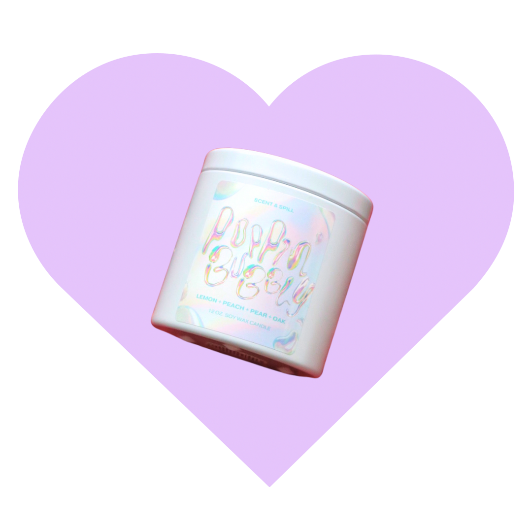 poppin' bubbly - candle jar