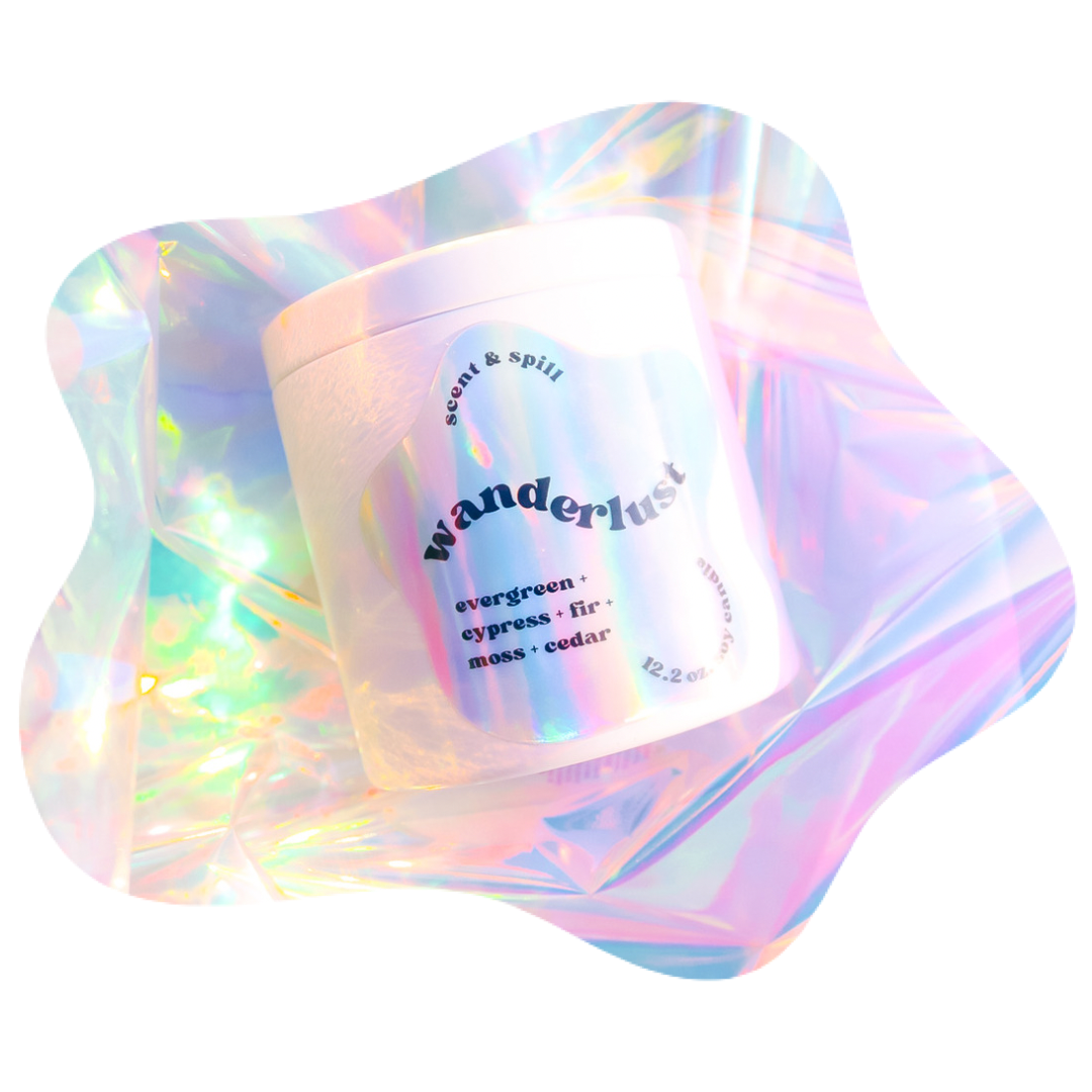 wanderlust - big candle tin