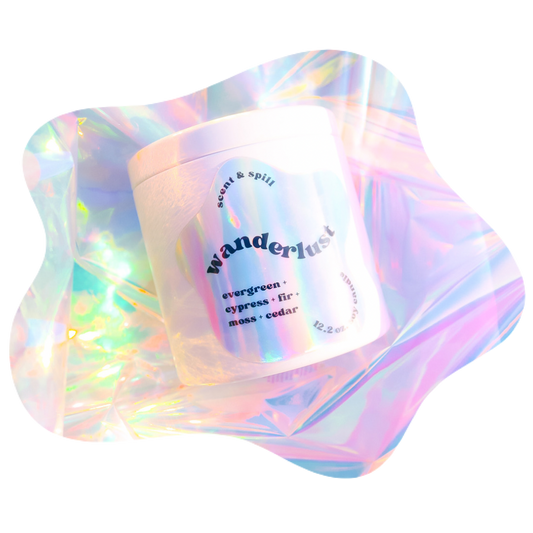 wanderlust - big candle tin