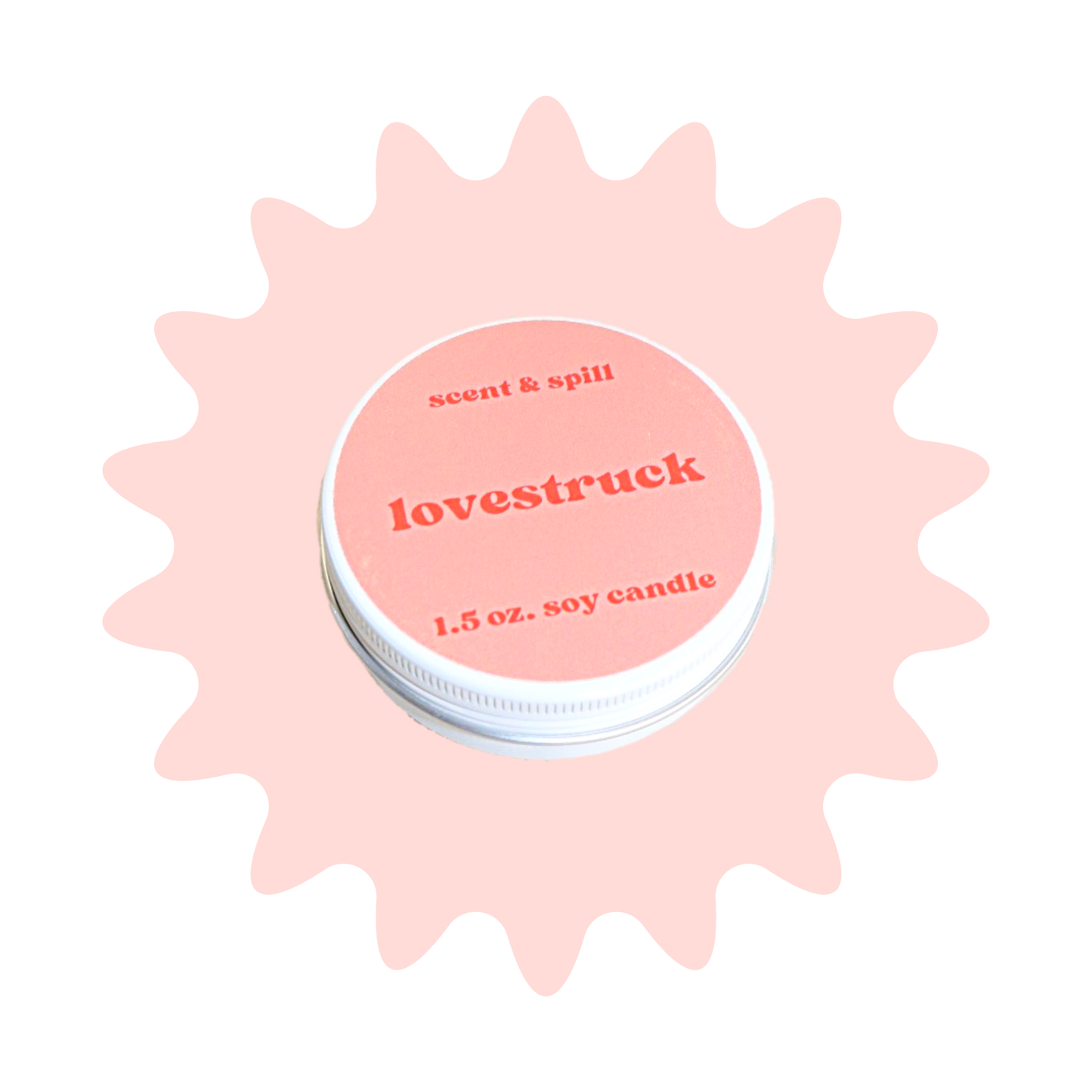 lovestruck - mini candle tin