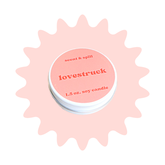 lovestruck - mini candle tin